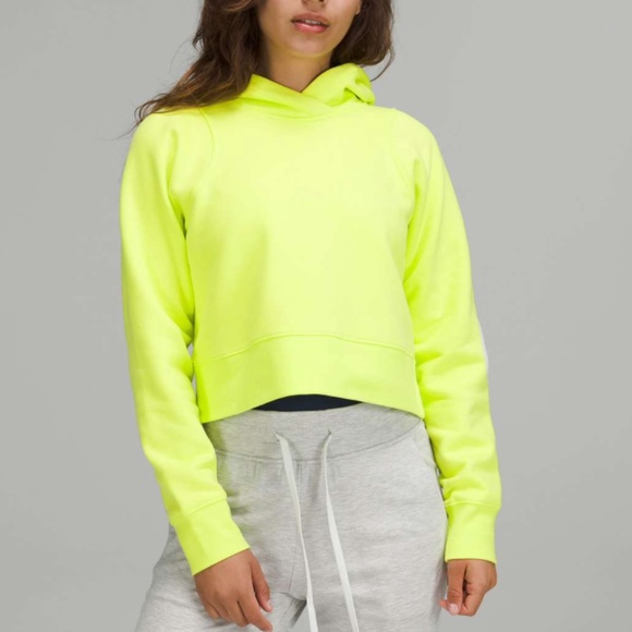 lululemon athletica Sweaters - loungeful cropped hoodie